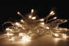 40 LED Christmas lights, icicles - warm white